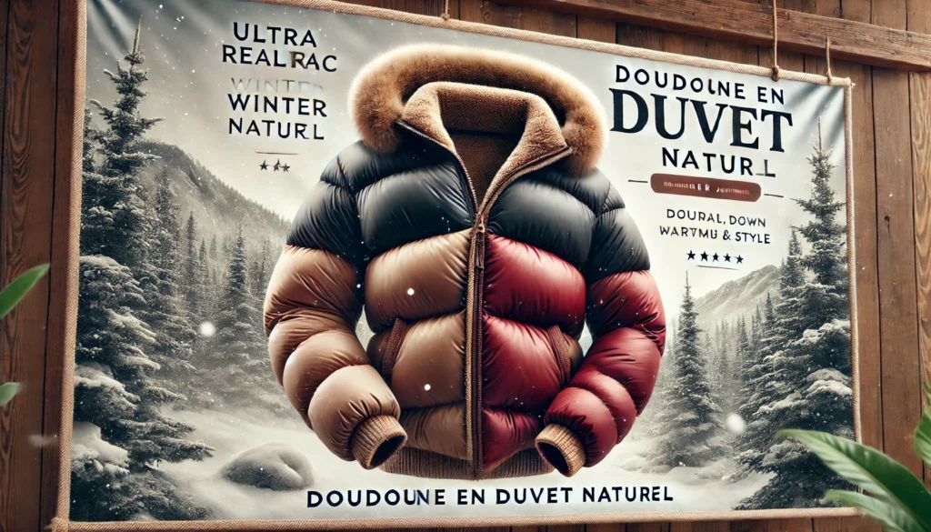 Doudoune en duvet naturel : chaleur et style garantis cet hiver !